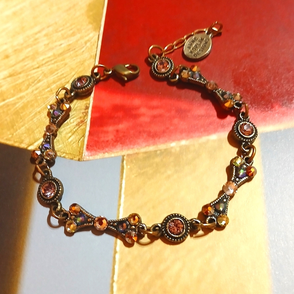VTG Anne Koplik Designs Swarovski Crystal Bracelet - Picture 2 of 6